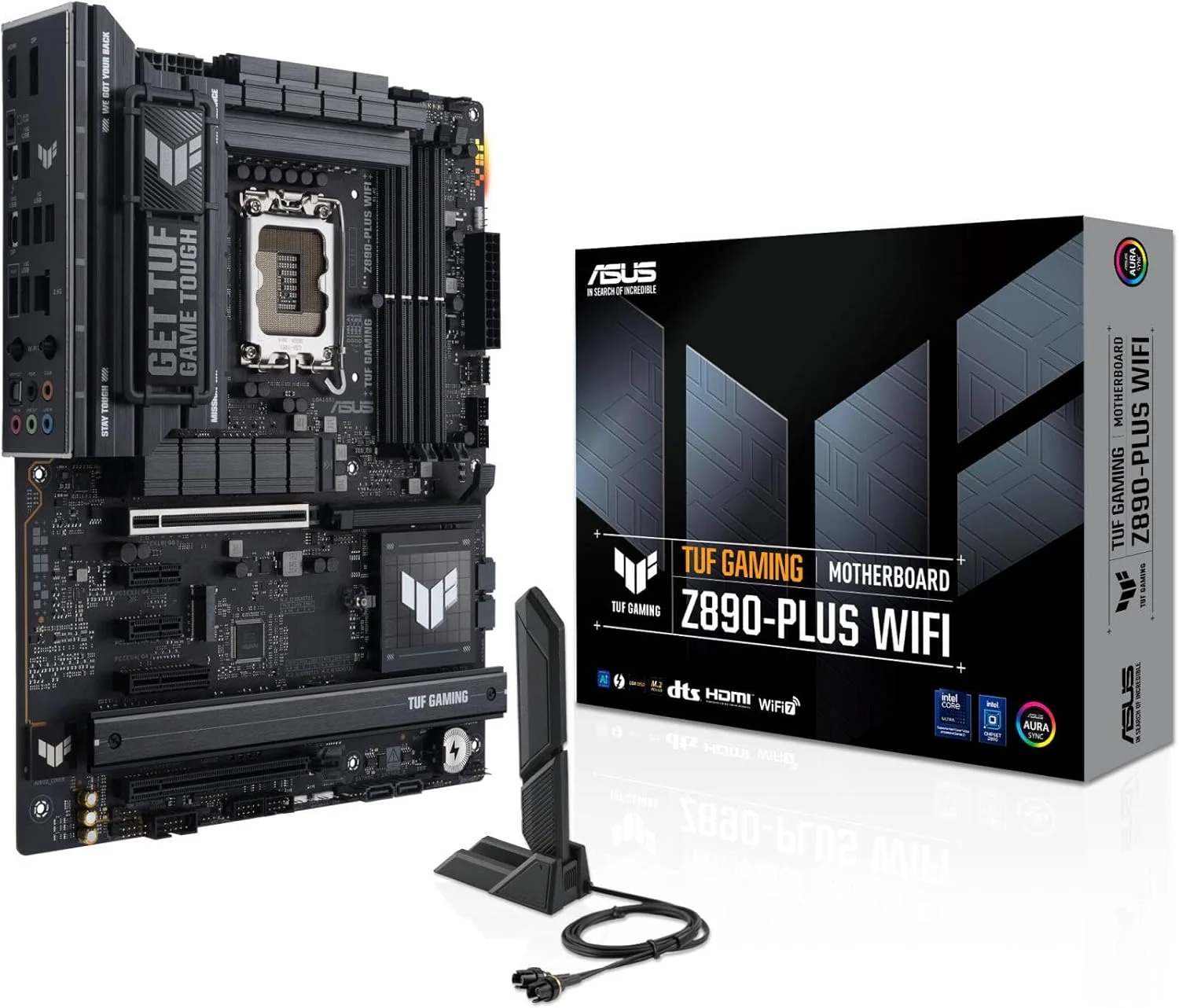 مادربرد ایسوس TUF Gaming Z890-Plus WiFi – سوکت LGA1851، چیپست Z890، PCIe 5.0، WiFi 7