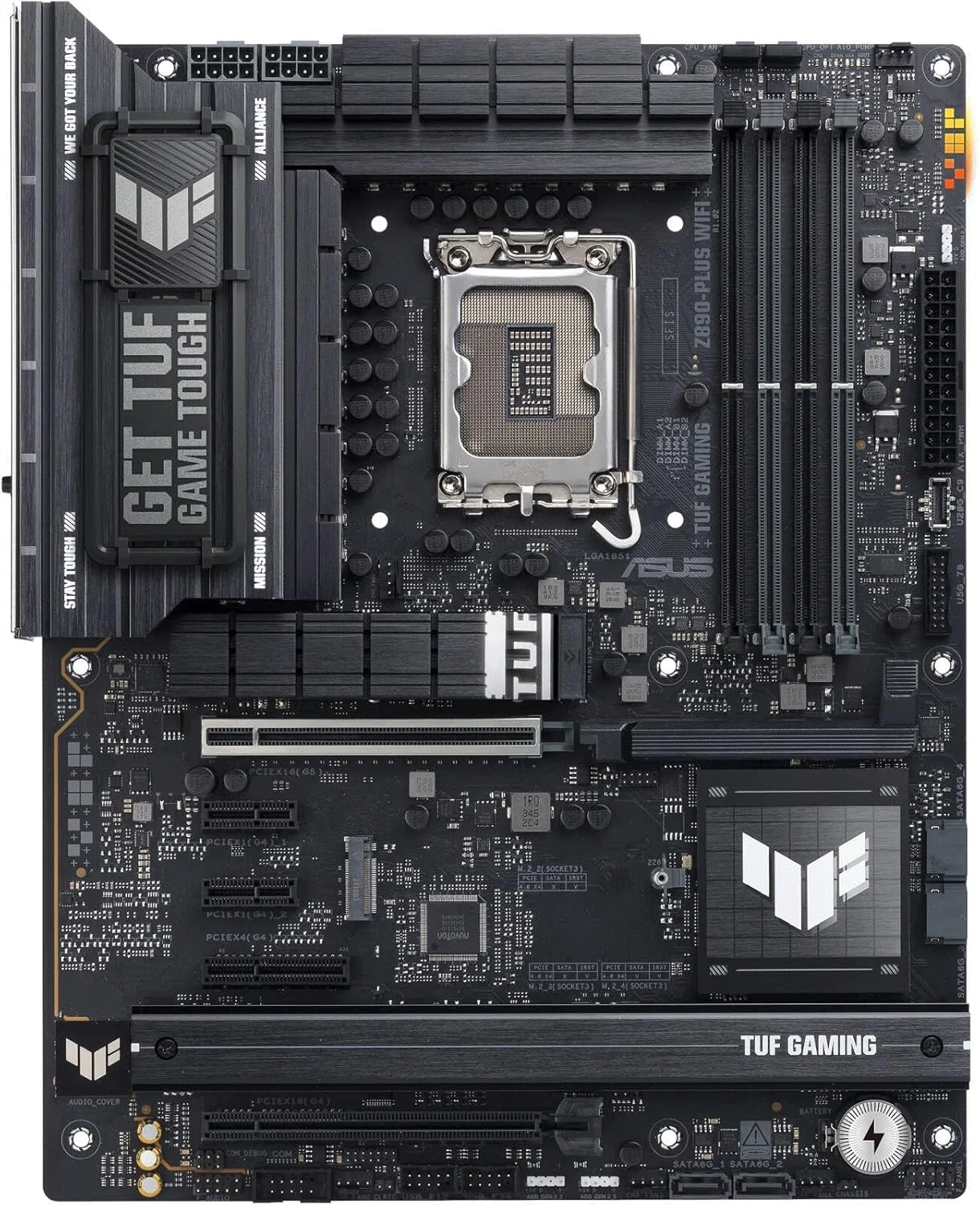 مادربرد ایسوس TUF Gaming Z890-Plus WiFi – سوکت LGA1851، چیپست Z890، PCIe 5.0، WiFi 7