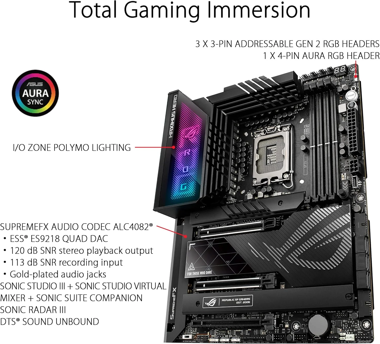 مادربرد ایسوس ROG MAXIMUS Z790 HERO Intel Z790 LGA 1700 ATX