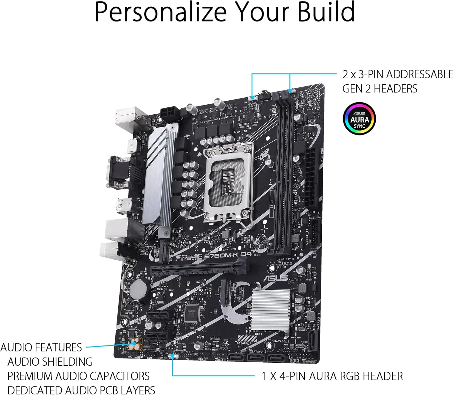 مادربرد ایسوس PRIME B760MK D4 Intel B760 LGA 1700 micro ATX مادربرد ایسوس PRIME B760MK D4 Intel B760 LGA 1700 micro ATX