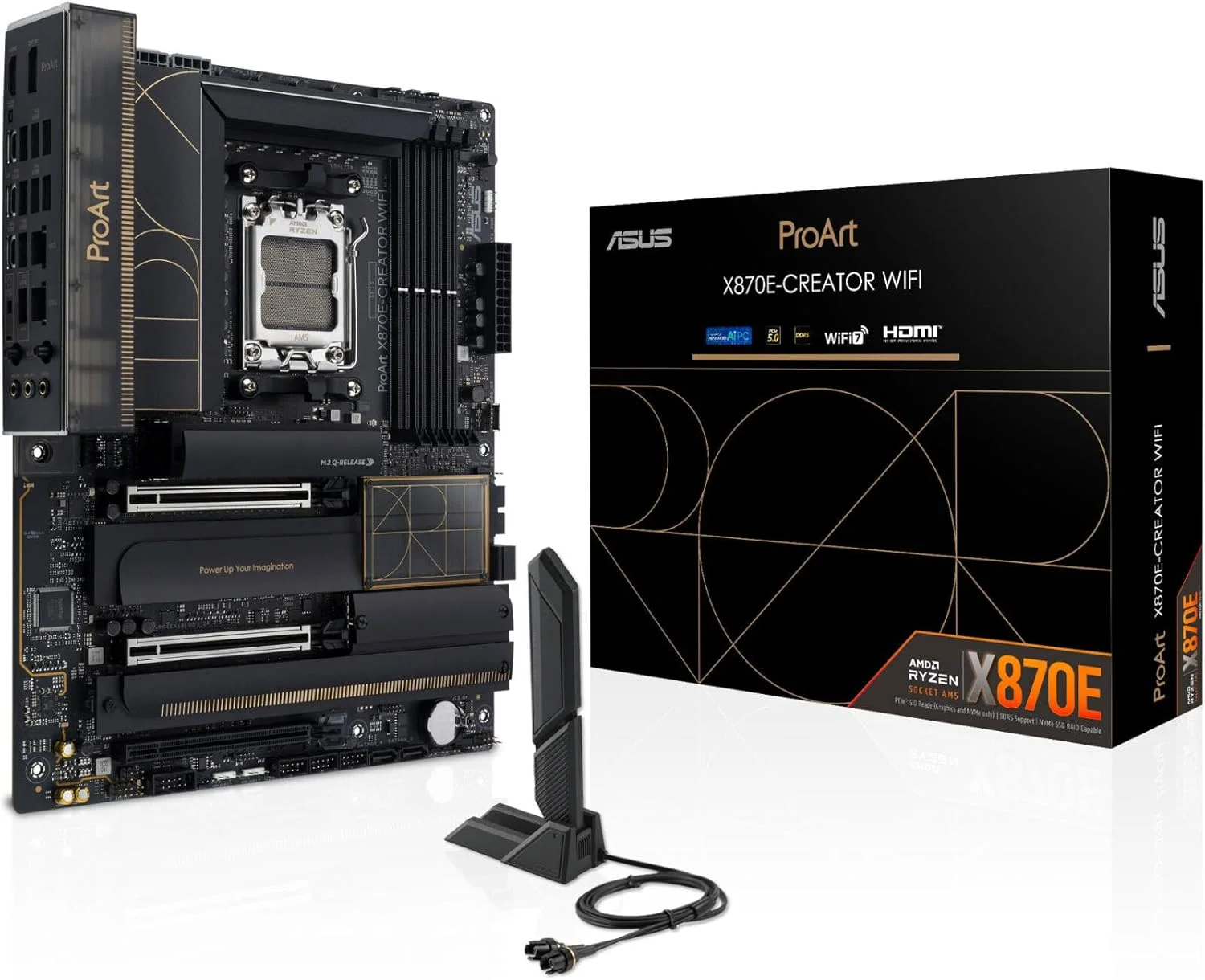 مادربرد ایسوس ProArt X870E-Creator WiFi – AMD AM5، چیپست X870E، PCIe 5.0، USB4، Wi-Fi 7