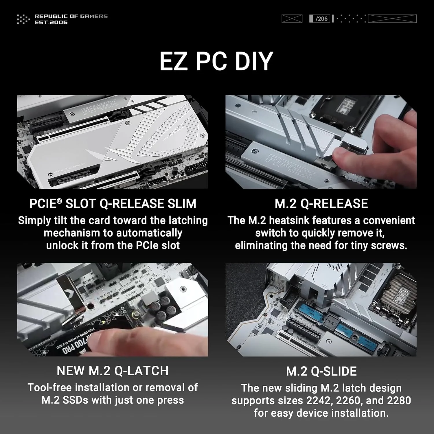 مادربرد ایسوس ROG MAXIMUS Z890 APEX Intel® Z890 LGA 1851 ATX، آماده برای هوش مصنوعی پیشرفته، 22+2+1+2 فاز، DDR5، WiFi 7، شبکه 5G، 3x PCIe® 5.0 M.2، Thunderbolt™ 4، USB Type-C®، اورکلاک هوش مصنوعی، خنک کننده و شبکه