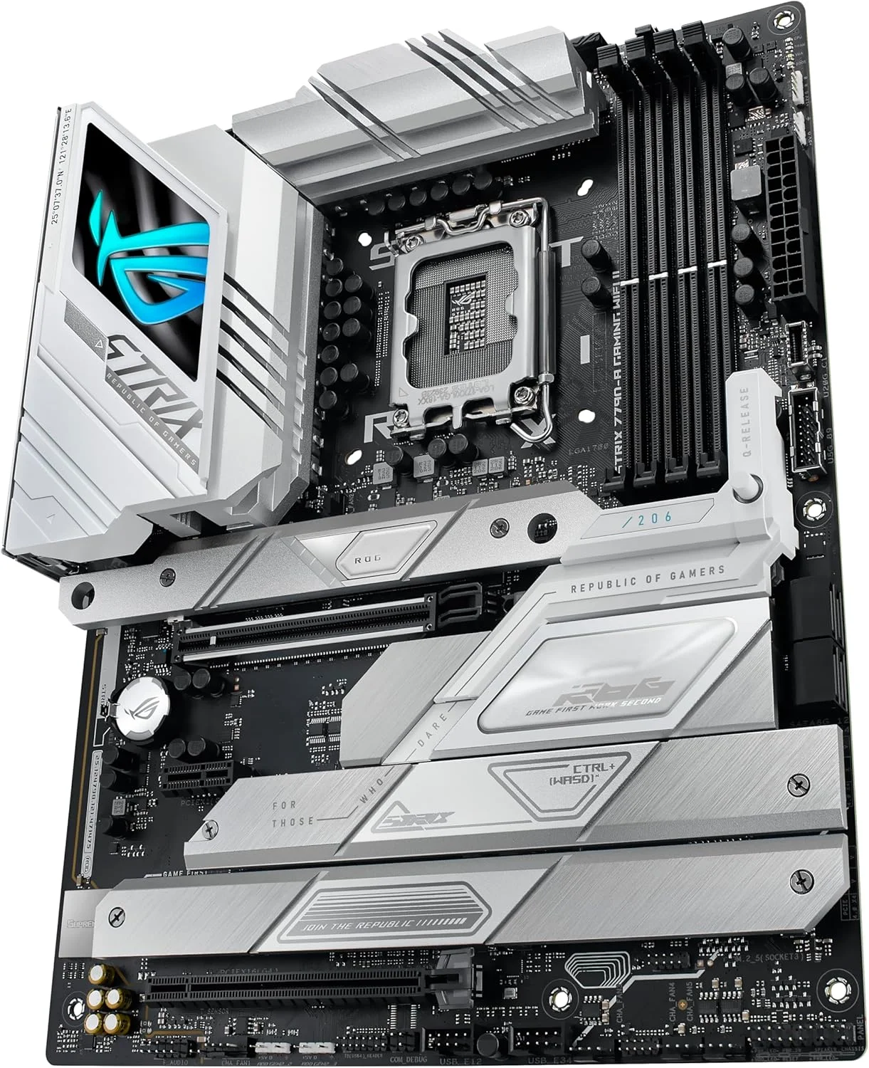 مادربرد گیمینگ ایسوس ROG Strix Z790-A Gaming WiFi II (WiFi 7) LGA 1700 (نسل 14، 13 و 12 اینتل) ATX (DDR5، 5 اسلات M.2، PCIe 5.0 x16، کانکتور USB پنل جلویی با PD 3.0 تا 30 وات)