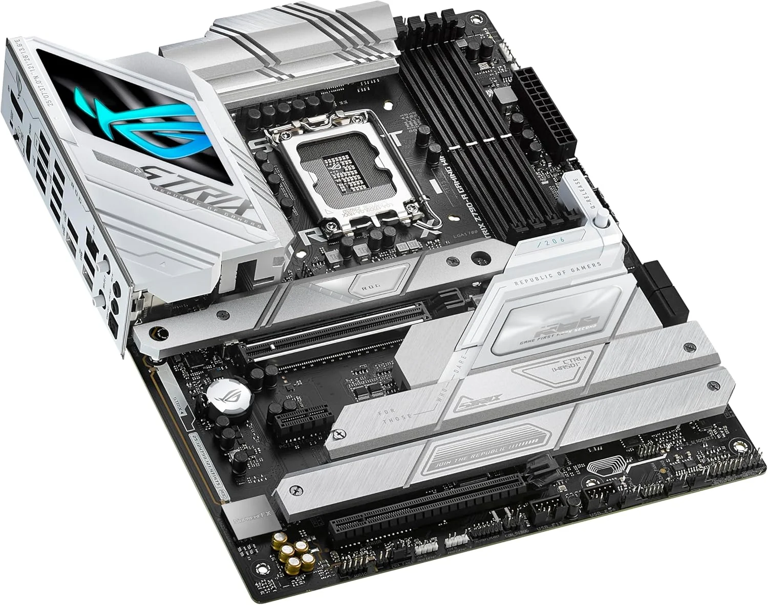 مادربرد گیمینگ ایسوس ROG Strix Z790-A Gaming WiFi II (WiFi 7) LGA 1700 (نسل 14، 13 و 12 اینتل) ATX (DDR5، 5 اسلات M.2، PCIe 5.0 x16، کانکتور USB پنل جلویی با PD 3.0 تا 30 وات)