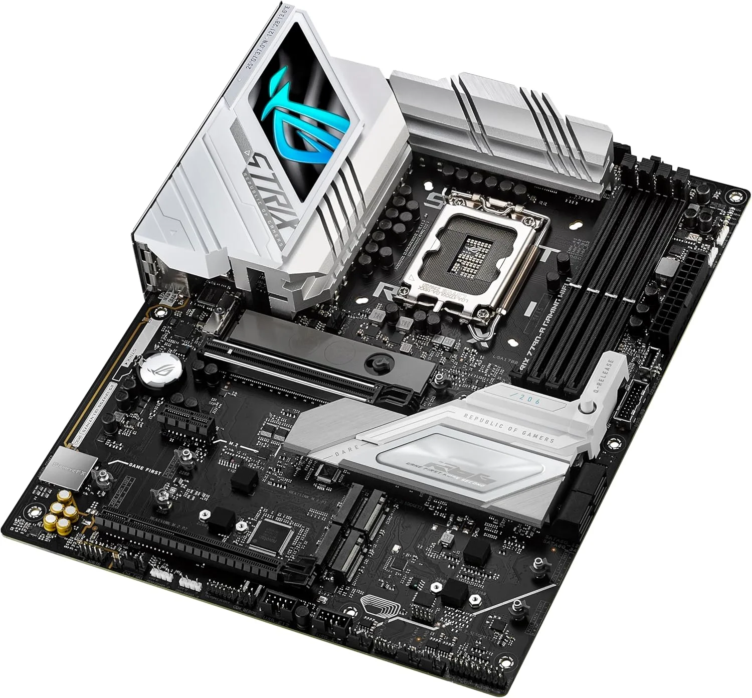 مادربرد گیمینگ ایسوس ROG Strix Z790-A Gaming WiFi II (WiFi 7) LGA 1700 (نسل 14، 13 و 12 اینتل) ATX (DDR5، 5 اسلات M.2، PCIe 5.0 x16، کانکتور USB پنل جلویی با PD 3.0 تا 30 وات)