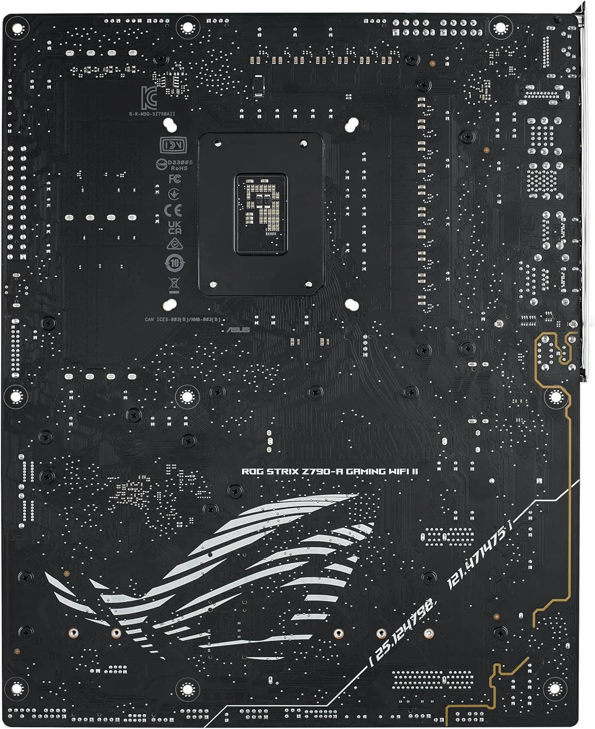 مادربرد گیمینگ ایسوس ROG Strix Z790-A Gaming WiFi II (WiFi 7) LGA 1700 (نسل 14، 13 و 12 اینتل) ATX (DDR5، 5 اسلات M.2، PCIe 5.0 x16، کانکتور USB پنل جلویی با PD 3.0 تا 30 وات)