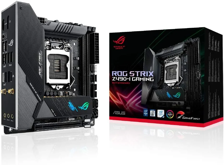 مادربرد ASUS INTEL Z490 مدل ROG STRIX Z490-I GAMING با سوکت LGA1200 [Mini-ITX]