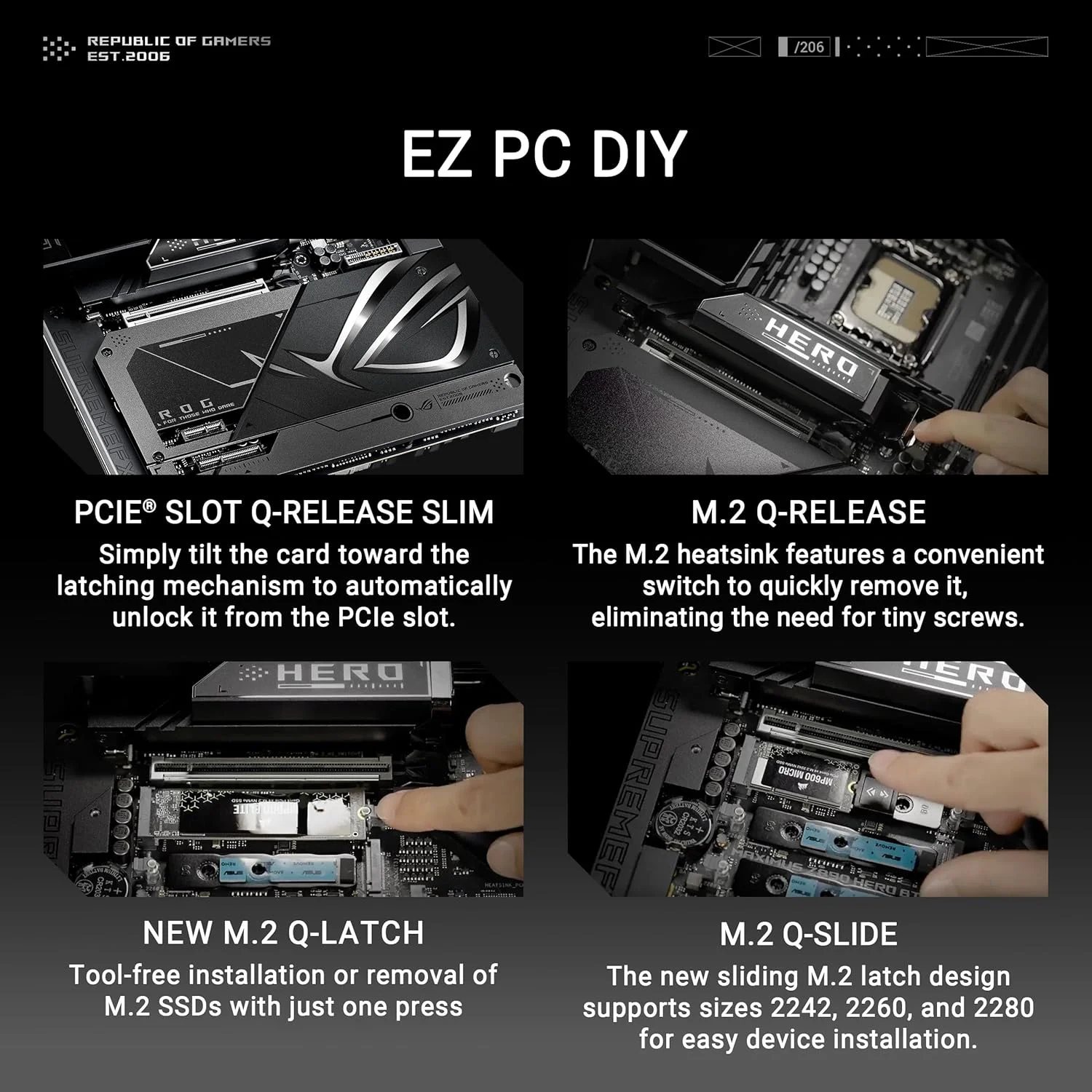مادربرد ایسوس ROG Maximus Z890 Hero BTF Z890 LGA 1851 ATX، طراحی کانکتور مخفی، آماده برای هوش مصنوعی پیشرفته، 22+1+2 مرحله، DDR5، WiFi 7، LAN 2.5G، 6X M.2، PCIe 5.0، Thunderbolt 4، USB Type-C، هوش مصنوعی