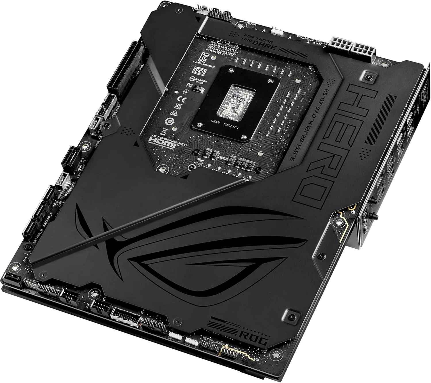 مادربرد ایسوس ROG Maximus Z890 Hero BTF Z890 LGA 1851 ATX، طراحی کانکتور مخفی، آماده برای هوش مصنوعی پیشرفته، 22+1+2 مرحله، DDR5، WiFi 7، LAN 2.5G، 6X M.2، PCIe 5.0، Thunderbolt 4، USB Type-C، هوش مصنوعی