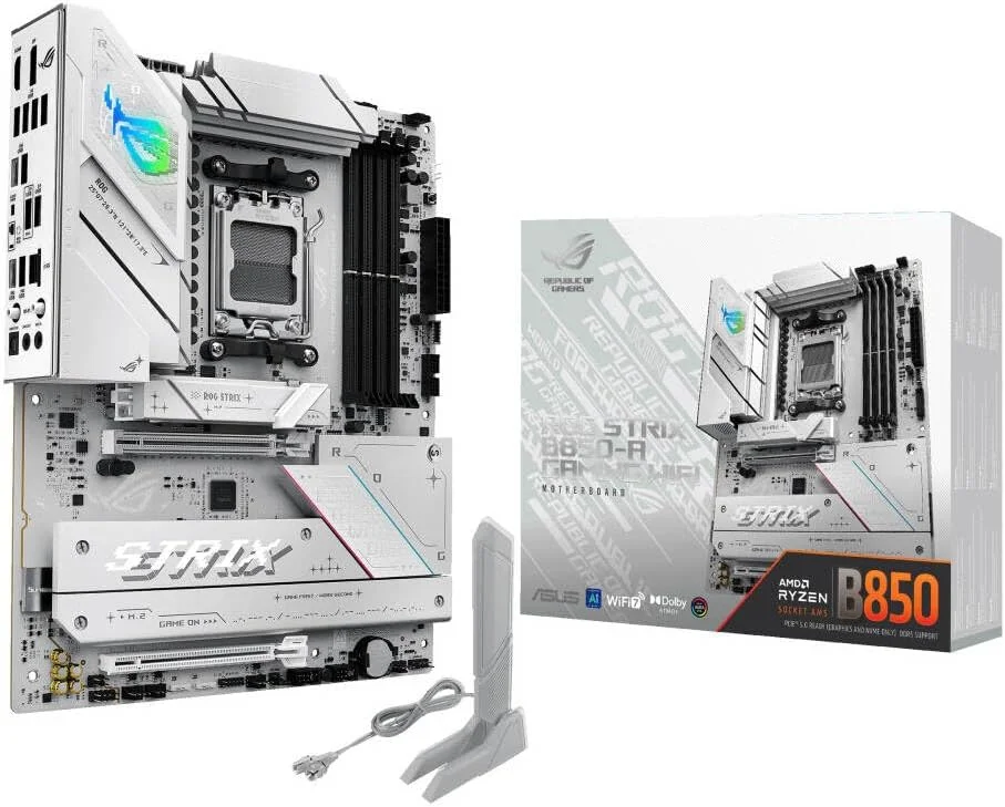 مادربرد گیمینگ ایسوس ROG Strix B850-A WiFi – سوکت AMD AM5، چیپست B850، PCIe 5.0، Wi-Fi 6E