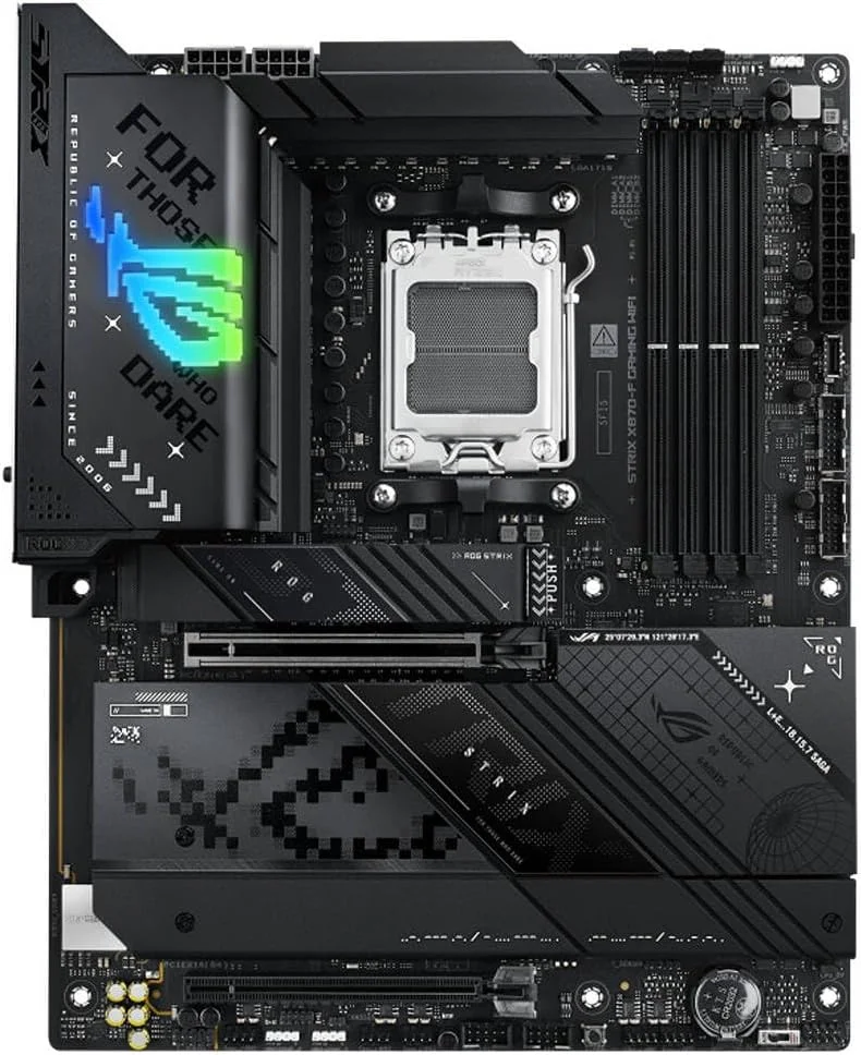 مادربرد گیمینگ ایسوس ROG Strix X870-F WiFi – سوکت AMD AM5، چیپست X870، PCIe 5.0، USB4، Wi-Fi 7