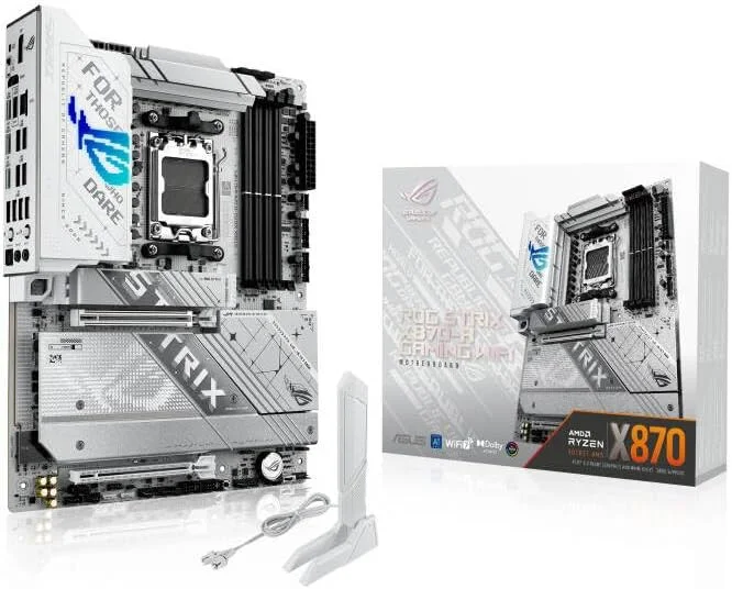 مادربرد گیمینگ ASUS ROG Strix X870-A WiFi – سوکت AMD AM5، چیپست X870، PCIe 5.0، USB4، Wi-Fi 7