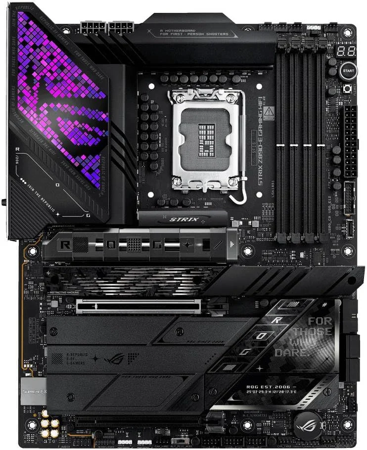 مادربرد گیمینگ ایسوس ROG Strix Z890-E WiFi – سوکت LGA 1851، چیپست Z890، تاندربولت 4، ATX