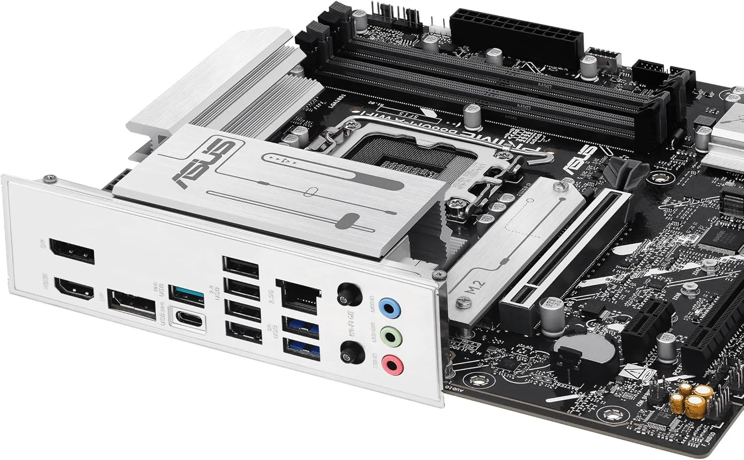 مادربرد ایسوس پرایم B860M-A WiFi-CSM با پشتیبانی از DDR5، PCIe 5.0، دو اسلات M.2، Wi-Fi 6E، اترنت 2.5 گیگابیتی، USB Type-C، DisplayPort، HDMI™ و هیت سینک M.2 برای عملکرد بهینه