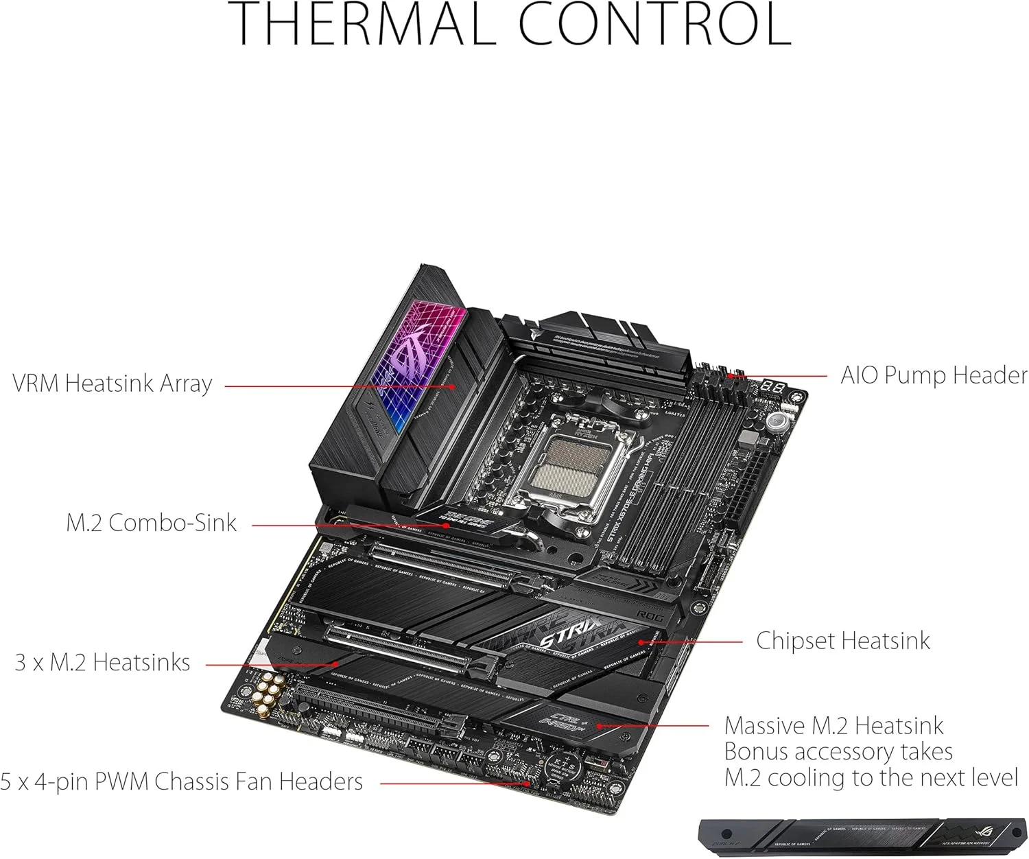 مادربرد گیمینگ ایسوس ROG Strix X670E-E Gaming WiFi 6E سوکت AM5، LGA 1718، Ryzen 7000 ATX، دارای 18+2 فاز قدرت، PCIe 5.0، DDR5، 4 اسلات M.2، USB 3.2 Gen 2x2، WiFi 6E، PCIe Slot Q-Release - مشکی مادربرد گیمینگ ایسوس ROG Strix X670E-E Gaming WiFi 6E سوکت AM5، LGA 1718، Ryzen 7000 ATX، دارای 18+2 فاز قدرت، PCIe 5.0، DDR5، 4 اسلات M.2، USB 3.2 Gen 2x2، WiFi 6E، PCIe Slot Q-Release - مشکی