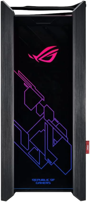کیس کامپیوتر میان برج Asus ROG Strix Helios GX601 RGB برای مادربردهای تا EATX با پنل جلویی USB 3.1، شیشه حرارت دیده دودی، ساختار آلومینیومی و فولادی برس خورده و چهار فن کیس، مشکی کیس کامپیوتر میان برج Asus ROG Strix Helios GX601 RGB برای مادربردهای تا EATX با پنل جلویی USB 3.1، شیشه حرارت دیده دودی، ساختار آلومینیومی و فولادی برس خورده و چهار فن کیس، مشکی