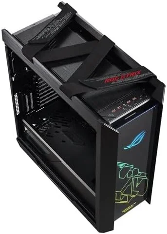 کیس کامپیوتر میان برج Asus ROG Strix Helios GX601 RGB برای مادربردهای تا EATX با پنل جلویی USB 3.1، شیشه حرارت دیده دودی، ساختار آلومینیومی و فولادی برس خورده و چهار فن کیس، مشکی کیس کامپیوتر میان برج Asus ROG Strix Helios GX601 RGB برای مادربردهای تا EATX با پنل جلویی USB 3.1، شیشه حرارت دیده دودی، ساختار آلومینیومی و فولادی برس خورده و چهار فن کیس، مشکی