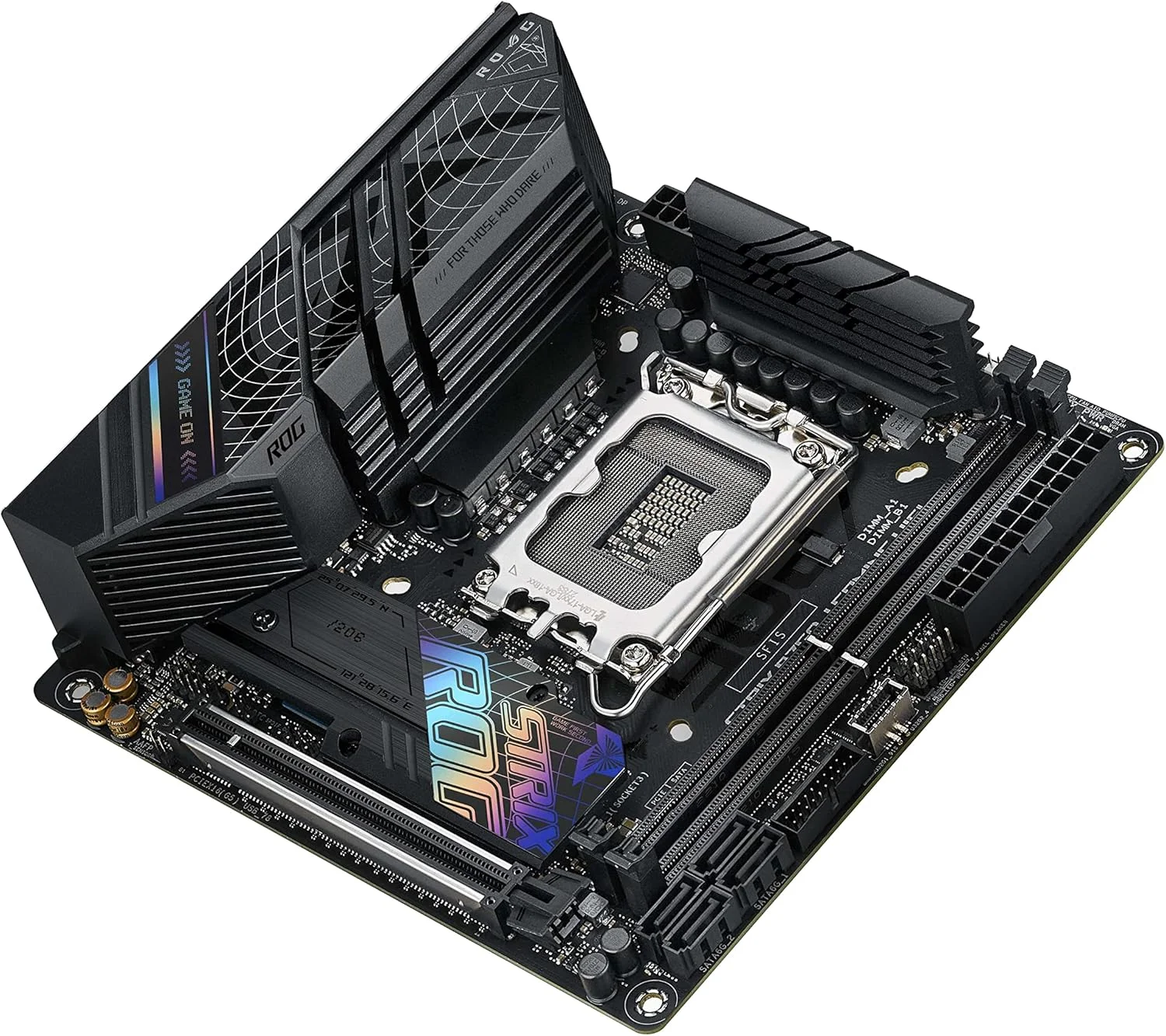 مادربرد ایسوس ROG STRIX B760I GAMING WIFI، خانواده پردازنده Intel، سوکت پردازنده LGA1700، اسلات حافظه DDR5 DIMM، 2 اسلات حافظه، رابط هارد دیسک پشتیبانی شده SATA M.2، تعداد SATA مادربرد ایسوس ROG STRIX B760I GAMING WIFI، خانواده پردازنده Intel، سوکت پردازنده LGA1700، اسلات حافظه DDR5 DIMM، 2 اسلات حافظه، رابط هارد دیسک پشتیبانی شده SATA M.2، تعداد SATA