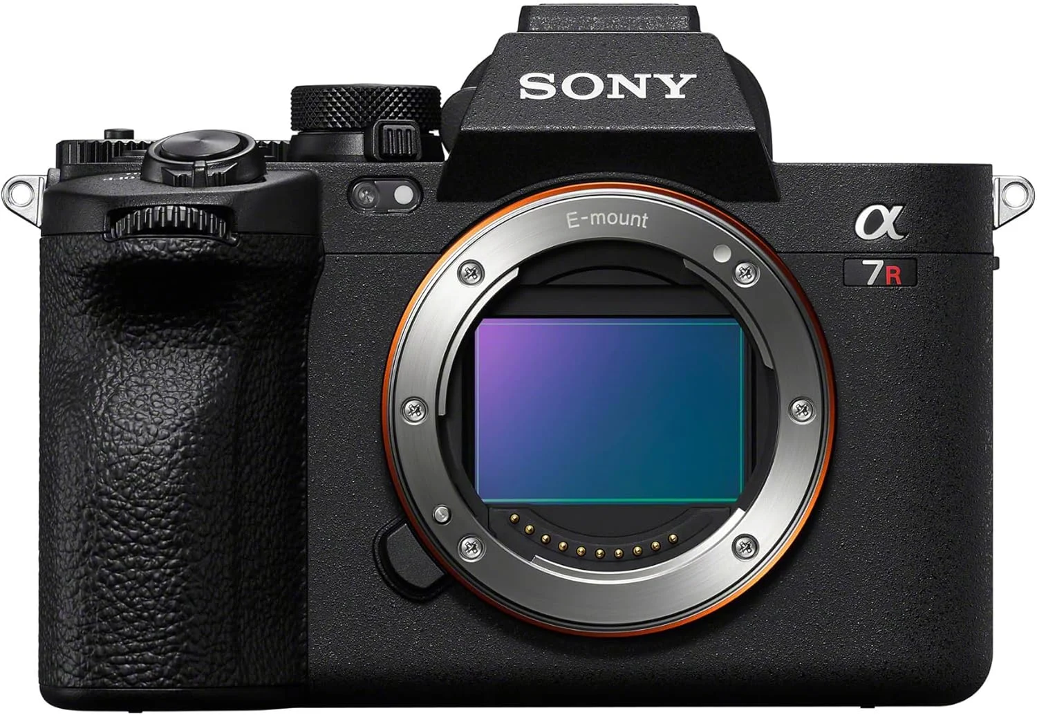 دوربین بدون آینه فول فریم Sony Alpha 7R V با سنسور 61.0 مگاپیکسلی Exmor R CMOS با نور پس زمینه، مشکی