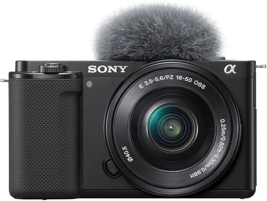 دوربین دیجیتال ولاگ Sony Alpha ZV-E10L با لنز قابل تعویض، سنسور بزرگ APS-C Exmor CMOS با رزولوشن 24.2 مگاپیکسل به همراه لنز 16-50 میلی‌متری، 24.2 مگاپیکسل، مشکی