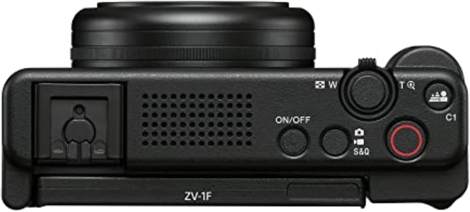 دوربین ولاگ سونی ZV1F/B برای تولیدکنندگان محتوا و ولاگرها، سنسور بزرگ 1 اینچی با لنز واید 20 میلی‌متری، مشکی