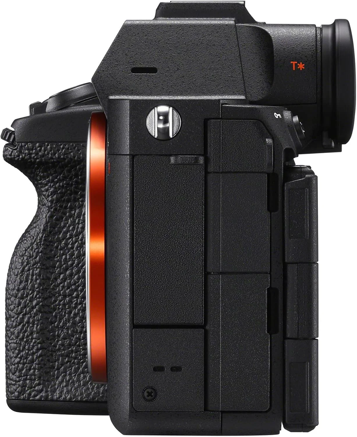 دوربین بدون آینه فول فریم Sony Alpha 7R V با سنسور 61.0 مگاپیکسلی Exmor R CMOS با نور پس زمینه، مشکی