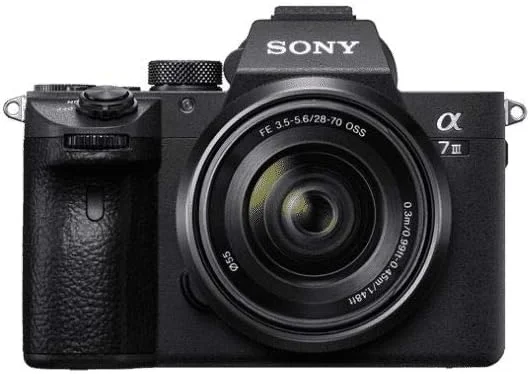 دوربین بدون آینه فول فریم سونی آلفا A7 III با سنسور CMOS فول فریم 35 میلی متری با طراحی نور پس زمینه، مدل Ilce7M3 - مشکی، فقط بدنه