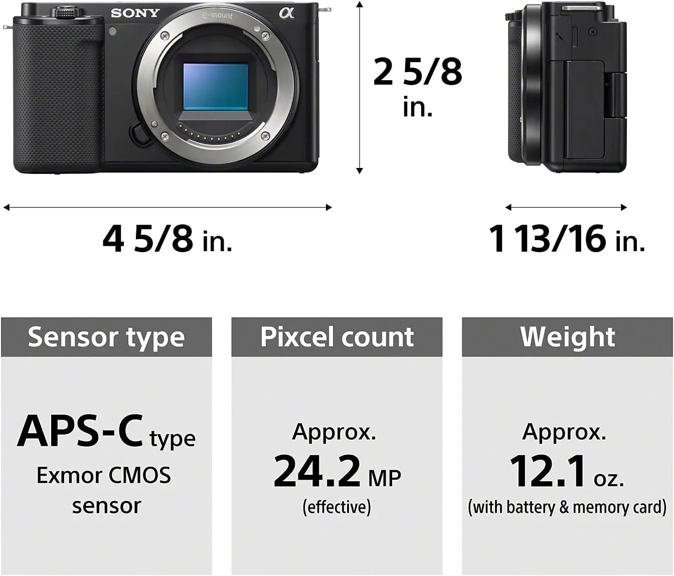 دوربین دیجیتال ولاگ Sony Alpha ZV-E10L با لنز قابل تعویض 16-50 میلیمتری و گریپ بیسیم سونی با کنترل از راه دور و قابلیت سهپایه، 24.2 مگاپیکسل، مشکی دوربین دیجیتال ولاگ Sony Alpha ZV-E10L با لنز قابل تعویض 16-50 میلیمتری و گریپ بیسیم سونی با کنترل از راه دور و قابلیت سهپایه، 24.2 مگاپیکسل، مشکی