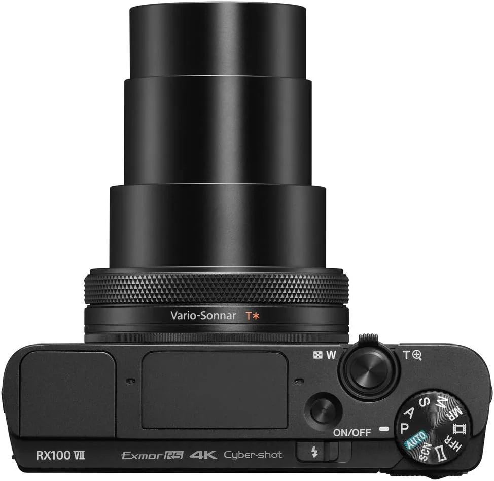 دوربین سونی RX100 VII | دوربین پیشرفته بریج پریمیوم (سنسور 1.0 اینچی، لنز زایس 24-200 میلیمتری F2.8-4.5، فوکوس خودکار ردیابی چشم برای انسان و حیوان، ضبط فیلم 4K و صفحه نمایش چرخشی) دوربین سونی RX100 VII | دوربین پیشرفته بریج پریمیوم (سنسور 1.0 اینچی، لنز زایس 24-200 میلیمتری F2.8-4.5، فوکوس خودکار ردیابی چشم برای انسان و حیوان، ضبط فیلم 4K و صفحه نمایش چرخشی)