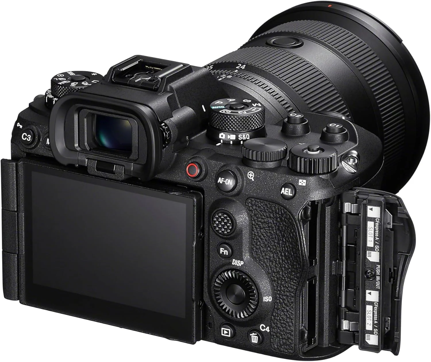 دوربین بدون آینه فول فریم Sony Alpha 1 II با لنز قابل تعویض، 50.1 مگاپیکسل، 8K 30p/ 4K 120p، مدل 2024 دوربین بدون آینه فول فریم Sony Alpha 1 II با لنز قابل تعویض، 50.1 مگاپیکسل، 8K 30p/ 4K 120p، مدل 2024