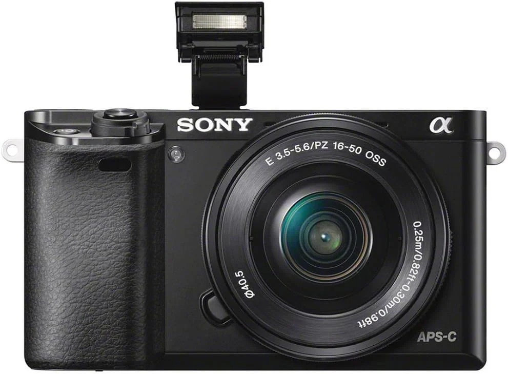 دوربین دیجیتال بدون آینه سونی آلفا a6000 با حسگر 24.3 مگاپیکسل و LCD 3.0 اینچی (مشکی) به همراه لنز زوم برقی 16-50 میلیمتری دوربین دیجیتال بدون آینه سونی آلفا a6000 با حسگر 24.3 مگاپیکسل و LCD 3.0 اینچی (مشکی) به همراه لنز زوم برقی 16-50 میلیمتری