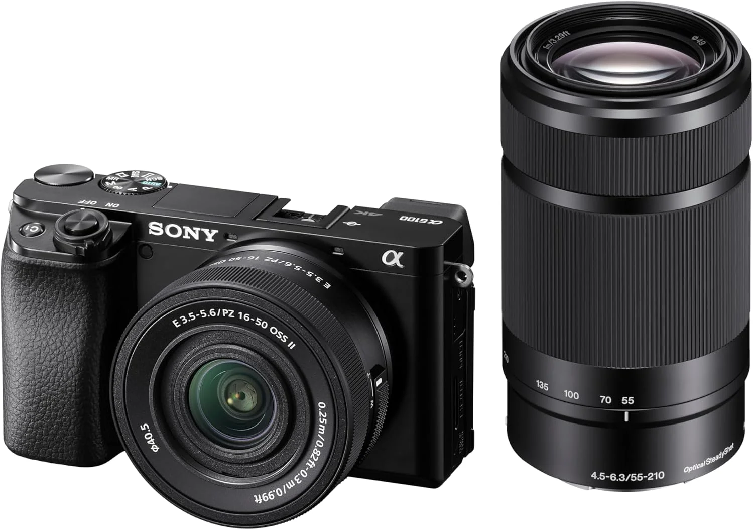 دوربین سونی آلفا a6100 به همراه لنز 16-50mm + 55-210mm