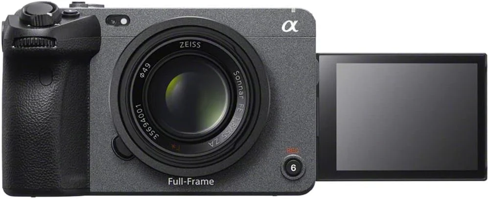 دوربین فیلمبرداری فول فریم بدون آینه سینمایی سونی FX3 (ILME-FX3) - سنسور 12.1 مگاپیکسلی Exmor R BSI | 4K تا 120 فریم در ثانیه با دامنه دینامیکی 15+ استاپ به همراه کارت حافظه 64 گیگابایتی، کیف، سه پایه انعطاف پذیر، نگهدارنده درب لنز و موارد دیگر