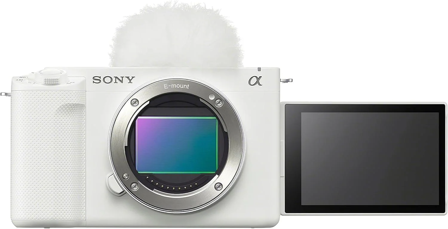 دوربین ولاگ بدون آینه فول فریم Sony Alpha ZV-E1 با لنز قابل تعویض - بدنه سفید