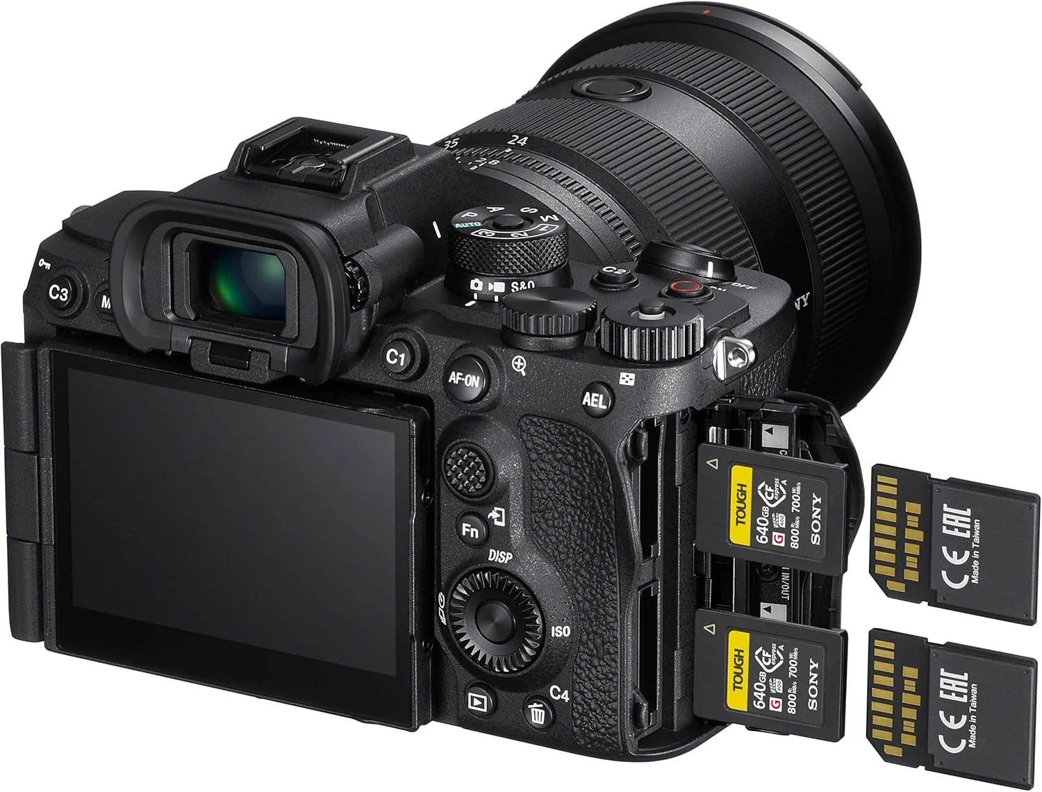 دوربین بدون آینه فول فریم Sony Alpha 7R V با لنز قابل تعویض و سنسور 61.0 مگاپیکسلی Exmor R CMOS با نور پس زمینه، مشکی، نسخه KSA با پشتیبانی گارانتی KSA دوربین بدون آینه فول فریم Sony Alpha 7R V با لنز قابل تعویض و سنسور 61.0 مگاپیکسلی Exmor R CMOS با نور پس زمینه، مشکی، نسخه KSA با پشتیبانی گارانتی KSA