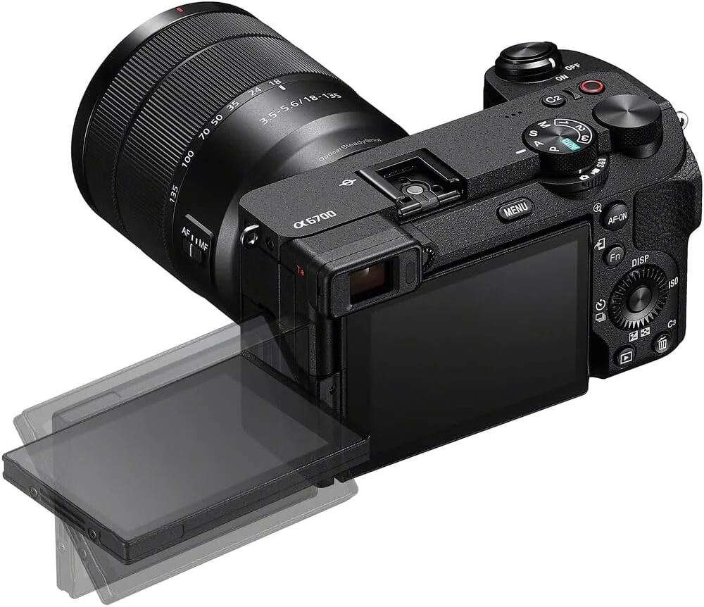 دوربین بدون آینه سونی آلفا a6700 APS-C 4K با کیت 2 لنز 18-135 میلیمتر و 55-210 میلیمتر ILCE-6700M به همراه کیف عکاسی Deco Gear + فلاش + باتری اضافی + شارژر دوگانه + نرم افزار و کیت لوازم جانبی دوربین بدون آینه سونی آلفا a6700 APS-C 4K با کیت 2 لنز 18-135 میلیمتر و 55-210 میلیمتر ILCE-6700M به همراه کیف عکاسی Deco Gear + فلاش + باتری اضافی + شارژر دوگانه + نرم افزار و کیت لوازم جانبی