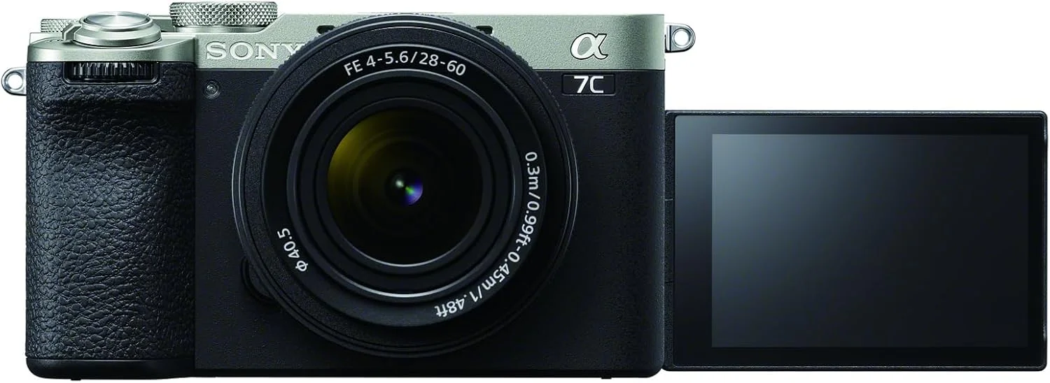 کیت دوربین عکاسی فول فریم بدون آینه Sony Alpha 7C II - نقره ای
