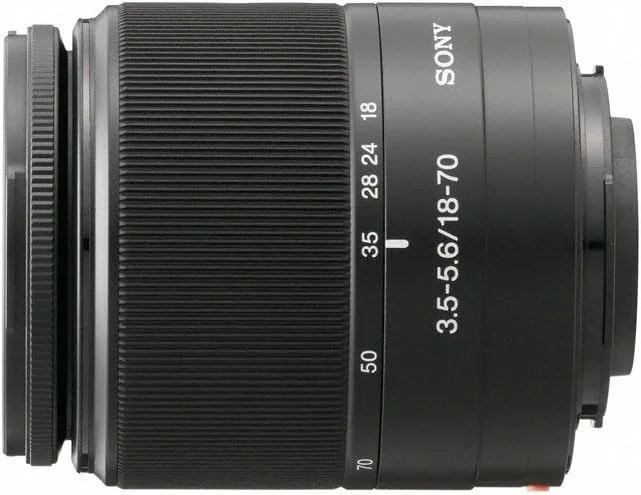 لنز زوم استاندارد سونی DT 18-70mm f/3.5-5.6 Aspherical ED برای دوربین های دیجیتال SLR سونی آلفا لنز زوم استاندارد سونی DT 18-70mm f/3.5-5.6 Aspherical ED برای دوربین های دیجیتال SLR سونی آلفا