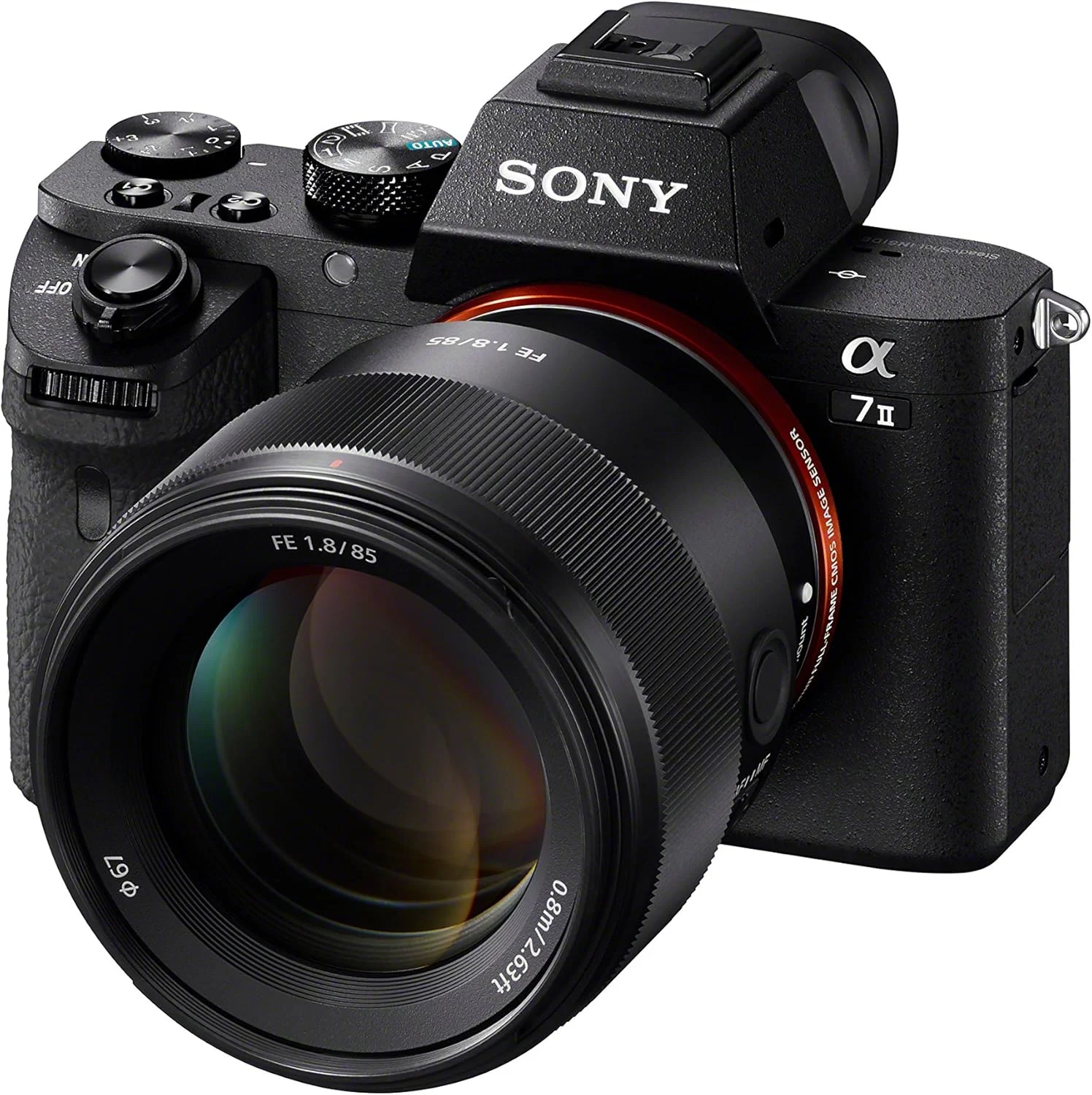 لنز دوربین سونی SEL85F18 85mm F/1.8-22 تله متوسط ثابت پرایم، مشکی