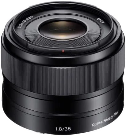 لنز سونی E 35mm F1.8 Oss، لنز چند منظوره جمع و جور E-Mount مدل Sel35F18، مشکی لنز سونی E 35mm F1.8 Oss، لنز چند منظوره جمع و جور E-Mount مدل Sel35F18، مشکی