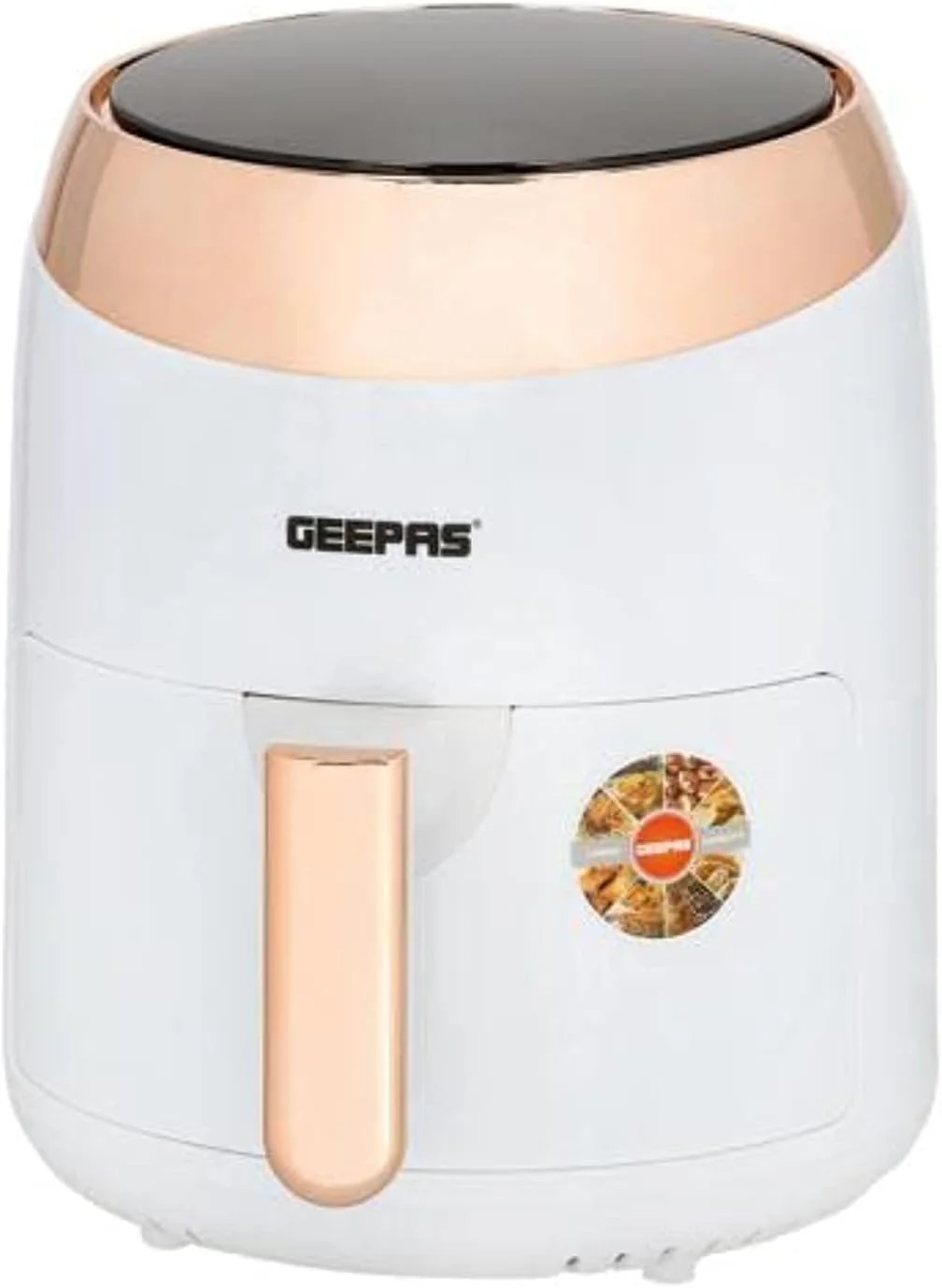 سرخ کن هوا دیجیتال Geepas با ظرفیت 3.5 لیتر، فناوری گردش هوای گرم 1400 وات برای پخت و پز بدون روغن، کم چرب، سرخ کردن خشک، غذای سالم، سبد نچسب، محافظت در برابر گرمای بیش از حد، 2 سال گارانتی، سفید سرخ کن هوا دیجیتال Geepas با ظرفیت 3.5 لیتر، فناوری گردش هوای گرم 1400 وات برای پخت و پز بدون روغن، کم چرب، سرخ کردن خشک، غذای سالم، سبد نچسب، محافظت در برابر گرمای بیش از حد، 2 سال گارانتی، سفید