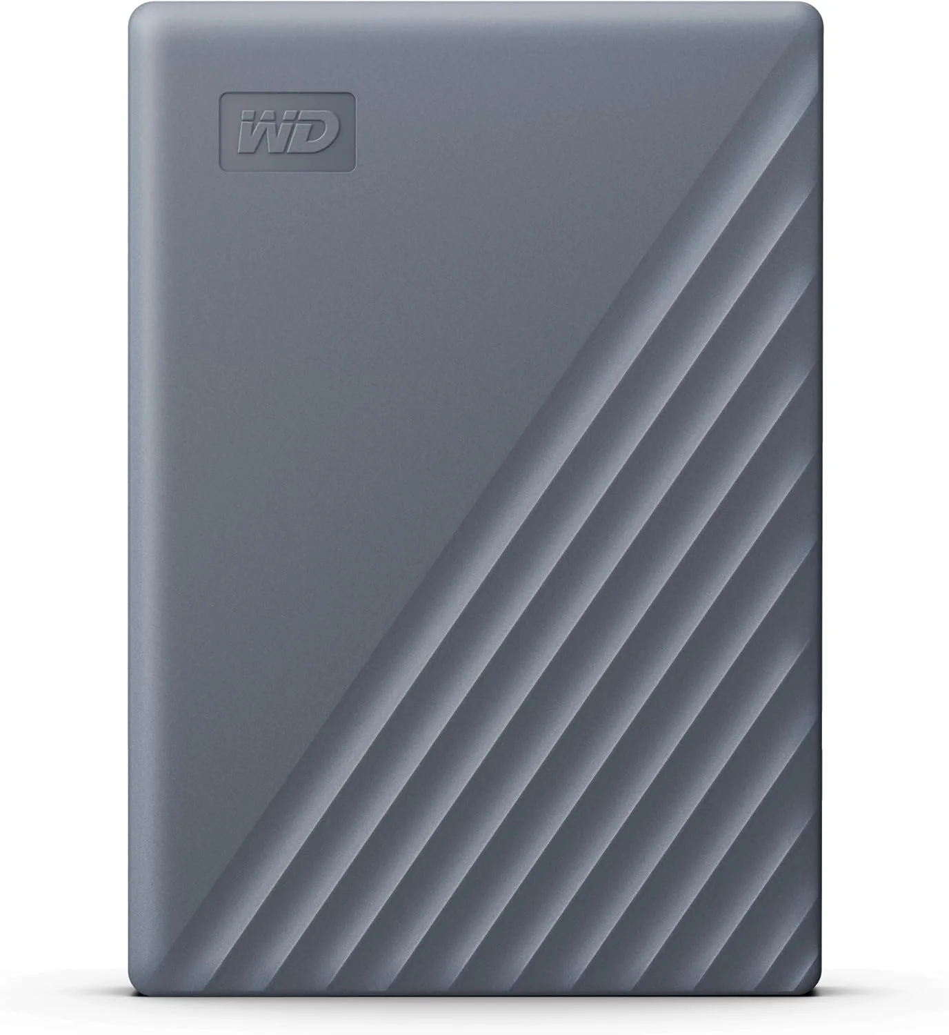 هارد اکسترنال 2 ترابایتی وسترن دیجیتال مدل My Passport، خاکستری، USB C، USB A، exFAT، محافظت با رمز عبور، رمزگذاری سخت افزاری، دارای نشان سازگاری با Chromebook - WDBWML0020BGY-WESN