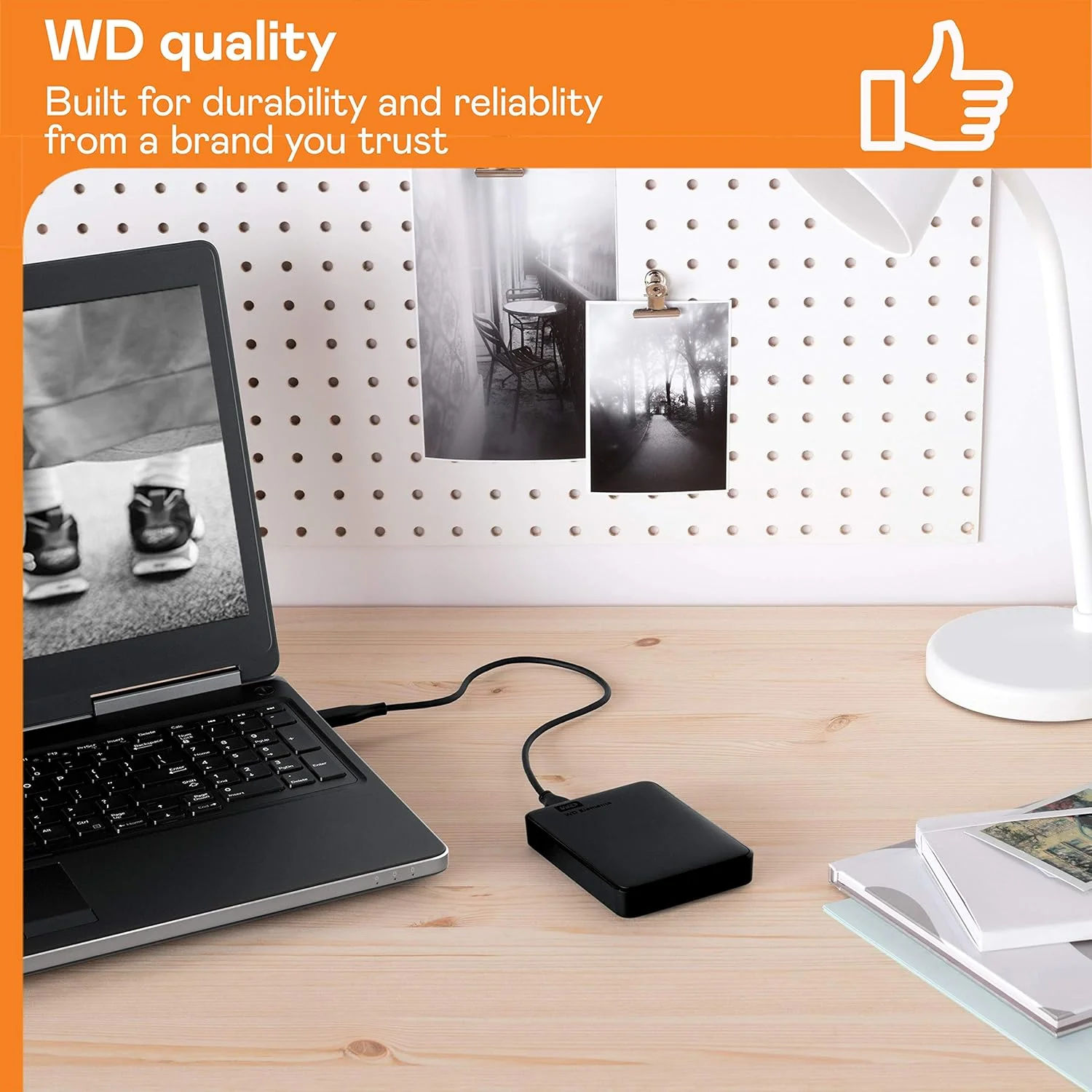 هارد اکسترنال قابل حمل وسترن دیجیتال WD Elements با ظرفیت 5 ترابایت، USB 3.0 - مدل WDBU6Y0050BBK-WESN