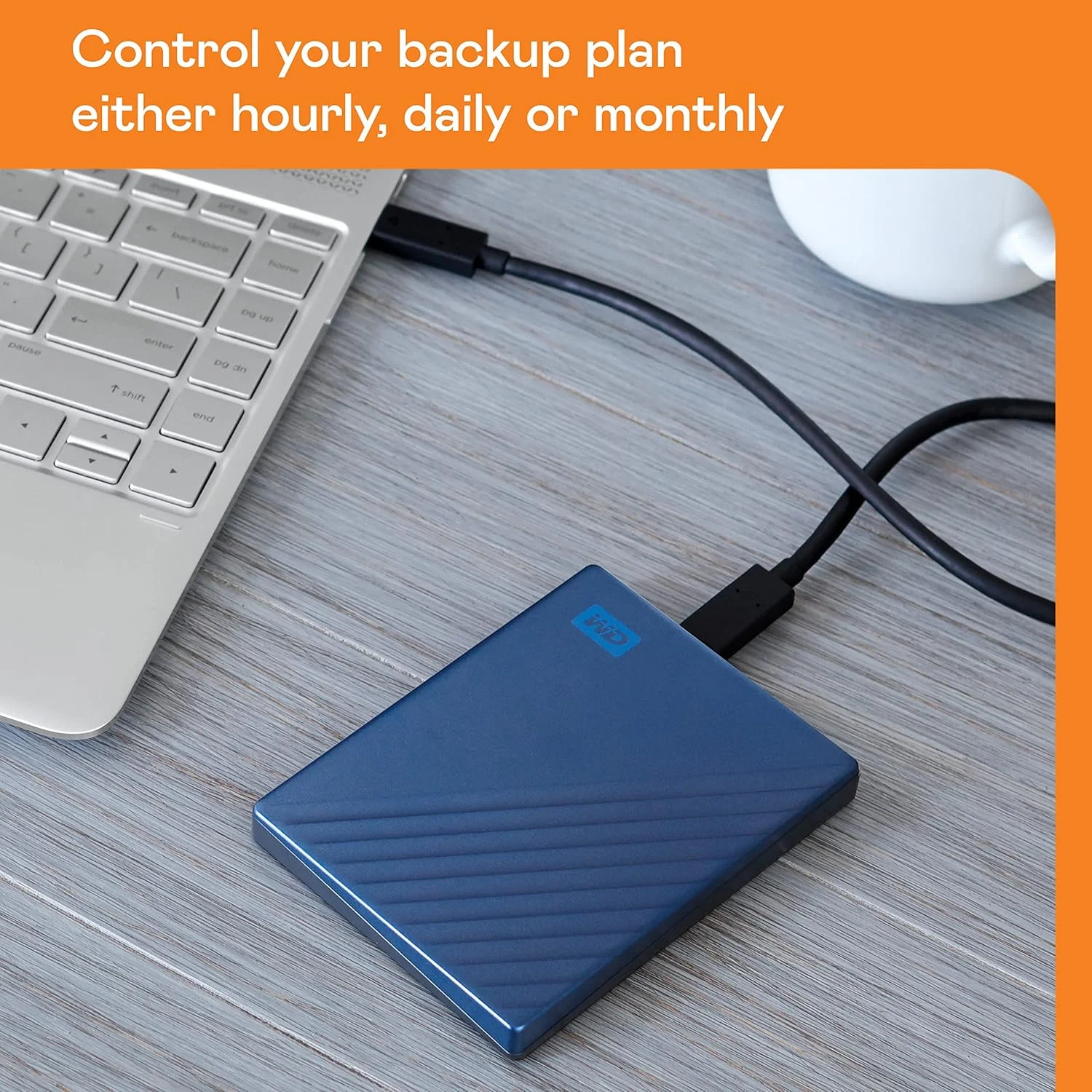 هارد اکسترنال قابل حمل وسترن دیجیتال مدل My Passport Ultra با ظرفیت 5 ترابایت، رنگ آبی، سازگار با USB-C و USB 3.1 - BFTM0050BBL-WESN هارد اکسترنال قابل حمل وسترن دیجیتال مدل My Passport Ultra با ظرفیت 5 ترابایت، رنگ آبی، سازگار با USB-C و USB 3.1 - BFTM0050BBL-WESN