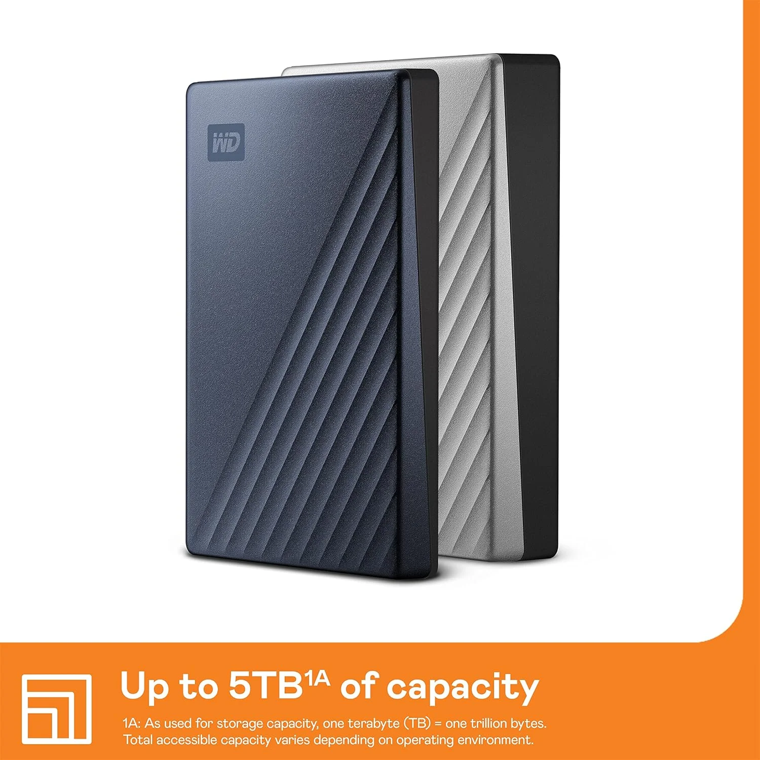 هارد اکسترنال قابل حمل وسترن دیجیتال مدل My Passport Ultra با ظرفیت 5 ترابایت، رنگ آبی، سازگار با USB-C و USB 3.1 - BFTM0050BBL-WESN هارد اکسترنال قابل حمل وسترن دیجیتال مدل My Passport Ultra با ظرفیت 5 ترابایت، رنگ آبی، سازگار با USB-C و USB 3.1 - BFTM0050BBL-WESN