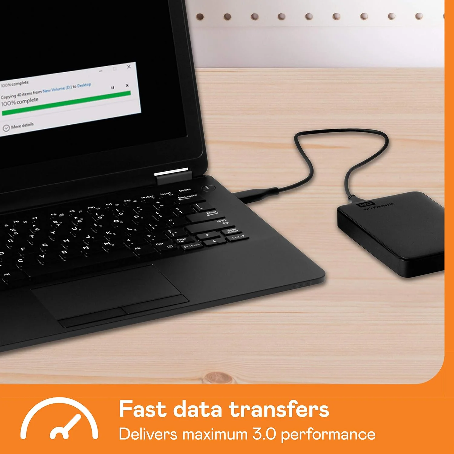 هارد اکسترنال قابل حمل وسترن دیجیتال مدل Elements با ظرفیت 1.5 ترابایت - USB 3.0، مشکی - WDBU6Y0015BBK-WESN هارد اکسترنال قابل حمل وسترن دیجیتال مدل Elements با ظرفیت 1.5 ترابایت - USB 3.0، مشکی - WDBU6Y0015BBK-WESN