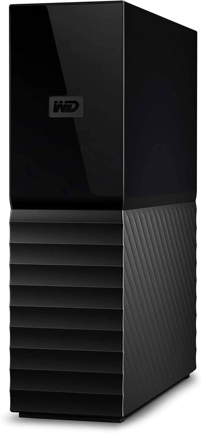 هارد اکسترنال دسکتاپ وسترن دیجیتال مدل My Book با ظرفیت 6 ترابایت، USB 3.2 Gen 1، دارای محافظت از رمز عبور و نرم افزار پشتیبان گیری - WDBBGB0060HBK-EESN