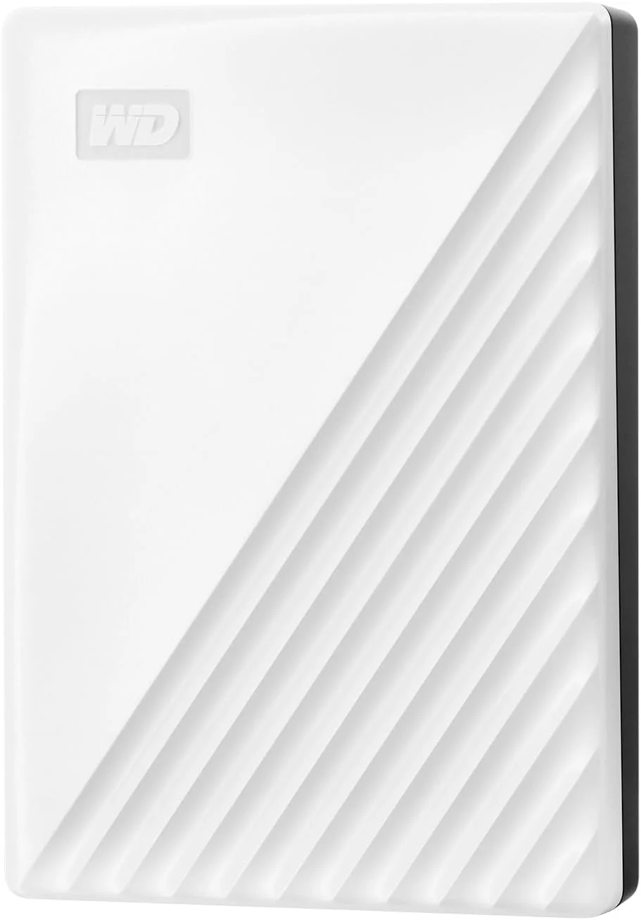 هارد اکسترنال قابل حمل وسترن دیجیتال مدل My Passport با ظرفیت 6 ترابایت، USB 3.0، همراه با نرم افزار مدیریت دستگاه، پشتیبان گیری و محافظت از رمز عبور، سازگار با PC، Xbox و Playstation، سفید