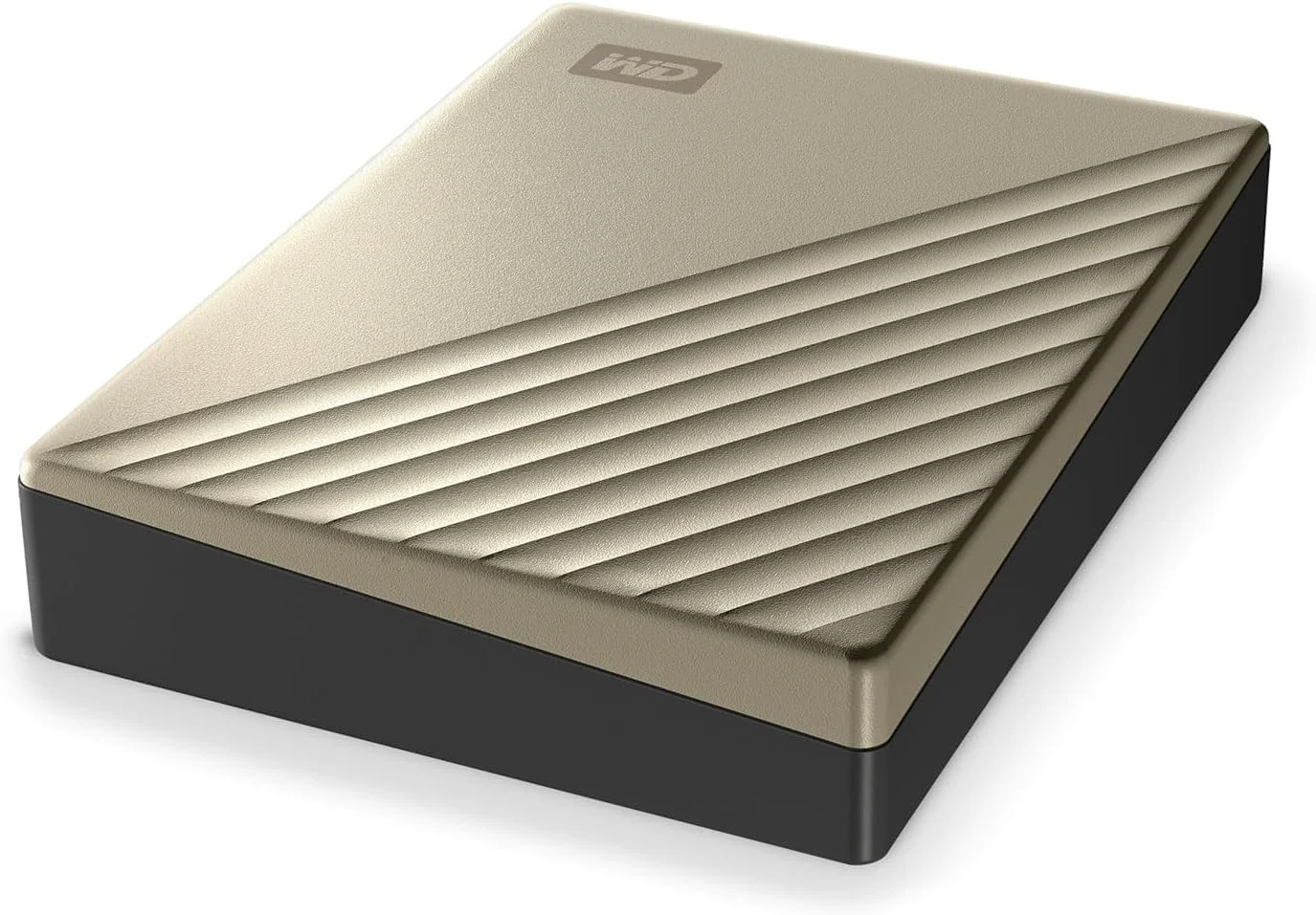هارد دیسک اکسترنال قابل حمل وسترن دیجیتال مدل My Passport Ultra با ظرفیت 2 ترابایت، بدنه فلزی، USB-C و USB 3.1 با پشتیبان گیری خودکار، محافظت از رمز عبور، سازگار با ویندوز و مک، رنگ طلایی هارد دیسک اکسترنال قابل حمل وسترن دیجیتال مدل My Passport Ultra با ظرفیت 2 ترابایت، بدنه فلزی، USB-C و USB 3.1 با پشتیبان گیری خودکار، محافظت از رمز عبور، سازگار با ویندوز و مک، رنگ طلایی
