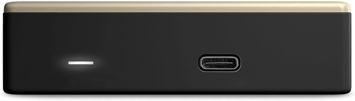 هارد دیسک اکسترنال قابل حمل وسترن دیجیتال مدل My Passport Ultra با ظرفیت 2 ترابایت، بدنه فلزی، USB-C و USB 3.1 با پشتیبان گیری خودکار، محافظت از رمز عبور، سازگار با ویندوز و مک، رنگ طلایی هارد دیسک اکسترنال قابل حمل وسترن دیجیتال مدل My Passport Ultra با ظرفیت 2 ترابایت، بدنه فلزی، USB-C و USB 3.1 با پشتیبان گیری خودکار، محافظت از رمز عبور، سازگار با ویندوز و مک، رنگ طلایی